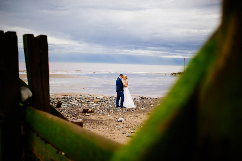 Sesja ślubna na plaży w Portobello 1