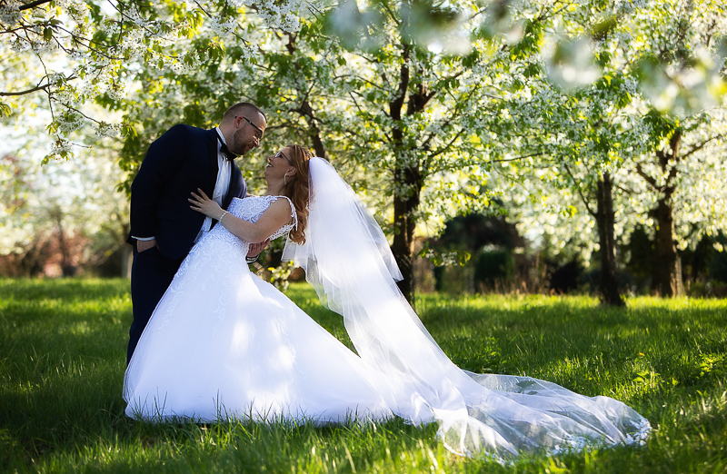 Zdjęcia ślubne w Arboretum w Wojsławicach 3
