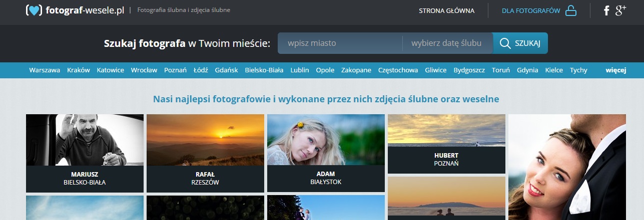 Strona główna portalu fotograf-wesele.pl