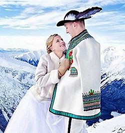 Zimowy plener ślubny - galeria zdjęć